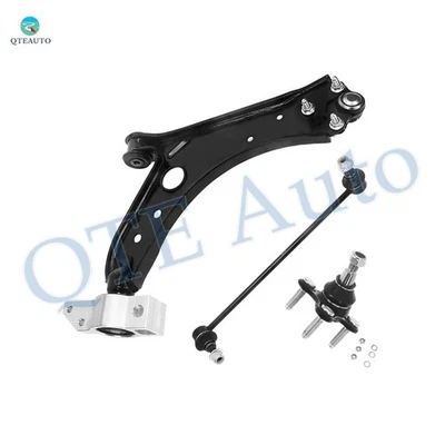 3 Front Left Lower Control Arm-Sway Bar-Ball Joint For 2007-2009 Audi A3 Quattro - Image 1 of 4