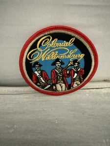 Colonial Williamsburg Virginia Revolutionary War Soldiers Round Souvenir Patch - Picture 1 of 3
