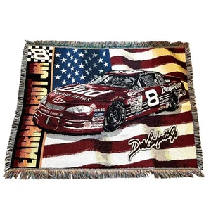 VTG Dale Earnhardt Jr #8 Throw Blanket NASCAR Northwest Company Made USA - Picture 1 of 9