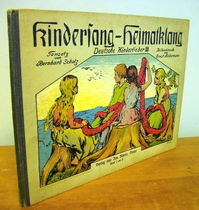 KINDERSANG HEIMATKLANG Illustrated German Children's Songbook circa 1910 - Picture 1 of 4