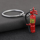 Red Fire Extinguishers Keychain Metal Simple Keyring Personality Car Key Chain