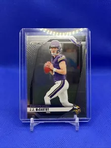 2024 Panini Prizm Football JJ McCarthy RC Base Card #400 Rookie Vikings - Foto 1 di 2