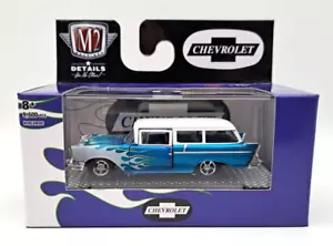 M2 MACHINES 1:64 -1957 CHEVROLET 150 Handyman Station Wagon R72/ see description - Picture 1 of 5