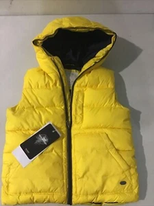 Zara Boys Collective Yellow Vest Size 7/8 - Picture 1 of 4