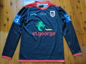 St George Illawarra Dragons Mens Classic NRL Authentics Shirt Size Medium VGC - Picture 1 of 3
