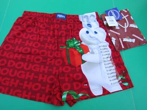FS NWT Pillsbury Doughboy MEN'S BOXERS SIZE XL DO HO HO SHORTS & GIFT BAG 2005🎁 - Picture 1 of 9