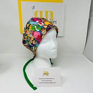 It's BACK! Video Game Nintendo Characters Unisex Chemo Surgical Scrub Hat/Cap - Picture 1 of 3