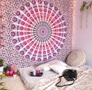 Hippie Mandala Tapestry Wall Hanging Art Blanket Home Decor Tapestries Queen New - Picture 1 of 9