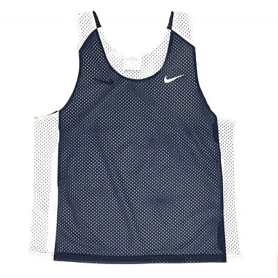 Nike двусторонняя сетка бак женщин S/M лакросс Джерси 707107-420 синий белый - Изображение 1 из 4