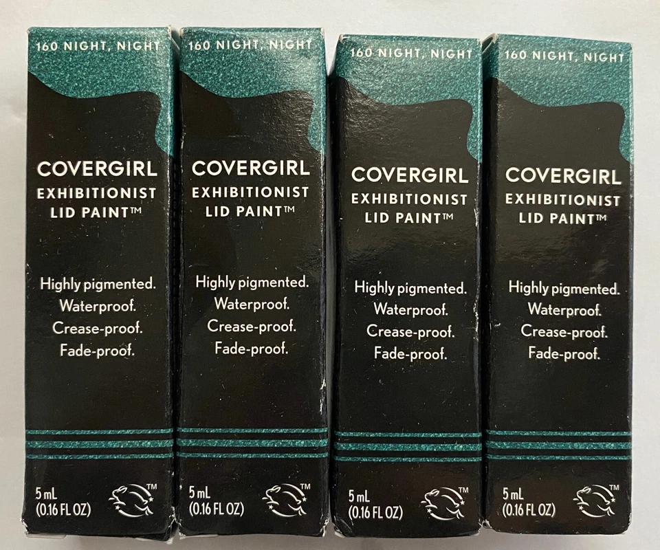 4-Pack New COVERGIRL Exhibitionist Lid Paint Eye Shadow 160 Night Night (Boxed) - Image 1 of 1