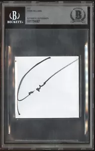 Robin Williams d2014 signed autograph auto 3x3 cut Actor Comedian BAS Slabbed - Picture 1 of 1