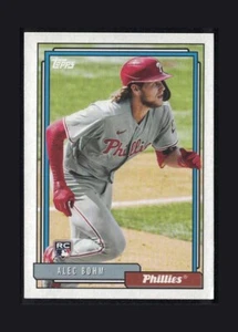 2021 Topps Update Series - 1992 Topps Redux Alec Bohm #T92-36 ROOKIE RC EX - Picture 1 of 3