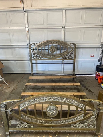 vintage cast iron bed frame Cover