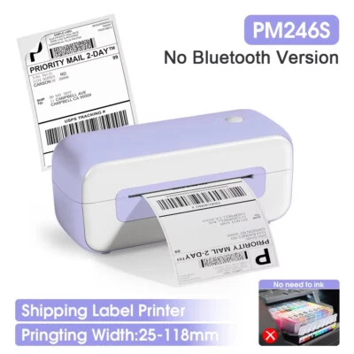 Shipping Label printer USB Direct thermal barcode w/ 4x6 10 labels Win, Mac LOT - Image 1 of 4