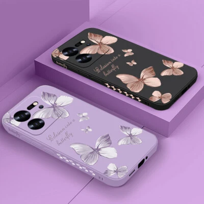 Phone Case For Xiaomi 13T Pro 12T Redmi Note 12 11 Pro Butterfly Silicone Cover - Image 1 of 4