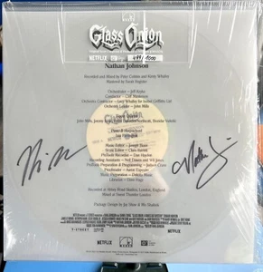 SIGNED Rian Nathan Johnson GLASS ONION SOUNDTRACK Vinyl Record CLEAR Autographed - Picture 1 of 2