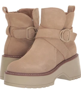 New! Blondo Giovani Women's Size 7.5M Beige Waterproof Cow Suede Boot's - Picture 1 of 10