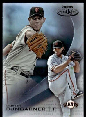 2016 Topps Gold Label Class 1 Blue Madison Bumgarner San Francisco Giants #94 - Image 1 of 2