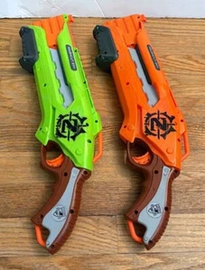 NERF RoughCut 2x4 Zombie Strike N-Strike Elite Foam Dart Gun Blasters Lot 2 - Picture 1 of 1