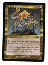 MTG 4X ** NOBLE PANTHER ** X4 Magic Invasion
