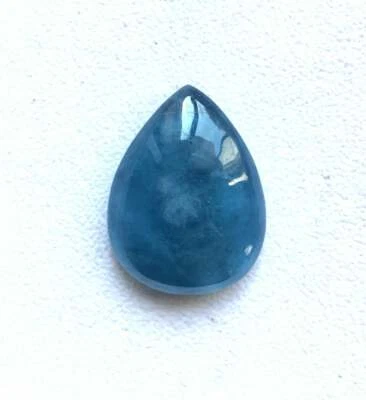 Aquamarine Pear Natural Aquamarine Gemstone For Pendant Good Quality For Jewelry - Image 1 of 3