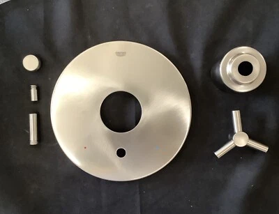 Válvula de equilibrio de presión Grohe Atrio ajuste mango de radios de níquel cepillado 19491EN0 Q3 Foto 1 de 4