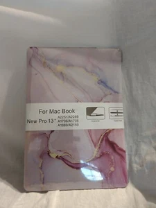 Marmorierte Optik Laptop-Schutzhülle für Mac Book Pro 13"" für #A2251/A2289 - NEU - Bild 1 von 8