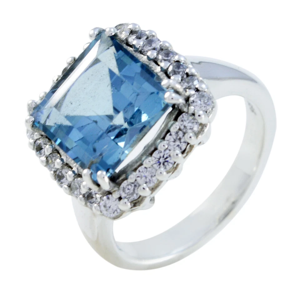 Topaz Tempest Sterling Silber Blauer Topas Storm Ring Ring aus 925er Silber - Bild 1 von 3