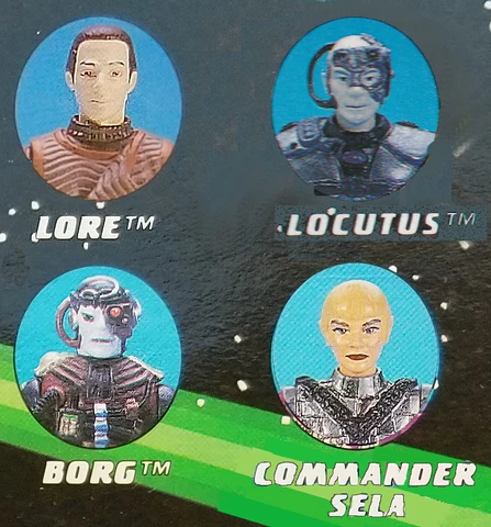 Next Generation 1993 Enemy Loose Star Trek Figure, Base & Accs. Custom Playmates Cover
