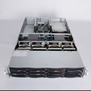 Superserver 6029U-TR4T 12x3.5" 2X Intel 6152 CPU 22Core 512G RAM 100G NIC 4T SAS - Picture 1 of 3