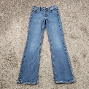 Rock & Roll Jeans Boys Youth 16 Boot Cut Medium Wash Stretch Denim 26x31 - Picture 1 of 14