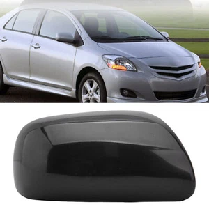 Car Right Side Mirror Cover Cap For Toyota Yaris 2007-2013 Black Reflector shell - Bild 1 von 13
