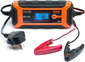 Cargador de batería / coche inteligente Röhr para baterías AGM / GEL / MOJADAS DFX-80 ¡NUEVO! - Imagen 1 de 10