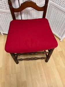Red Chair Seat Pad - Picture 1 of 4