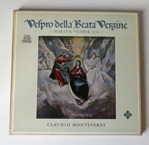 Claudio Monteverdi, Vespro Della Beata Vergine Marien-Vesper 1610 2LP Box Set NM - Picture 1 of 5