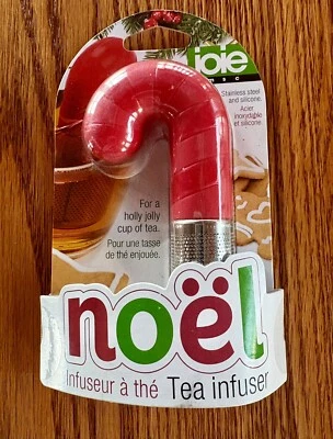 Infusor de té de Navidad Joie Noël acero inoxidable y silicona ¡Libre de BPA! ¡NUEVO! Foto 1 de 2