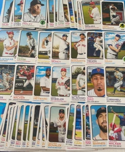 2022 Topps Baseball 73-Card Lot Stars Semi-Stars Yelich Wheeler Diaz (327) - Picture 1 of 8