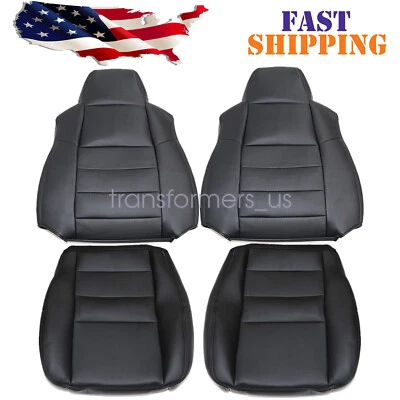 For 2002-2007 Ford F250 F350 Lariat Super Duty Perforated Replacement Seat Cover - Image 1 of 4