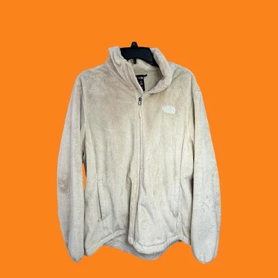 Chaqueta polar North Face para mujer Osito marfil talla extra grande cremallera completa Foto 1 de 4