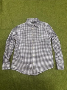 Camisa Polo Ralph Lauren Niños Talla L (14-16) Azul Algodón Mangas Largas - Imagen 1 de 7