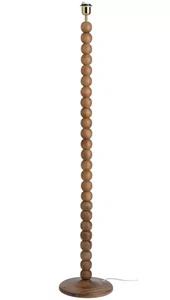 Habitat Bobbin Mango Wood Floor Lamp Base - Walnut - NEW - Customer Return - Picture 1 of 4