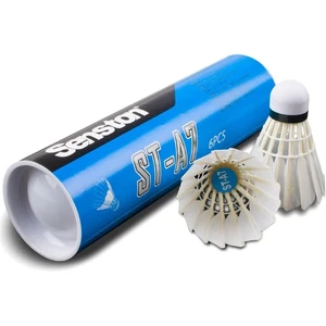 Federbälle, Badminton, 6 Stück, langlebig, Kork, Hobby, Training, Familie - Bild 1 von 2