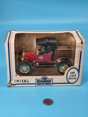 Banco de barril Ertl 1918 Runabout escala 1/25 banco de metal fundido a presión Foto 1 de 4