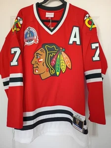 JERSEY GRANDE MITCHELL & NESS VINTAGE DE CHRIS CHELIOS CHICAGO BLACKHAWKS 1991-1992 - Imagen 1 de 23