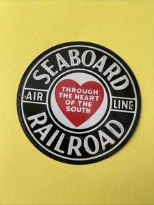 Insegna in latta anni '50 Post Cereal Premium Seaboard Air Line Railroad* - Foto 1 di 2