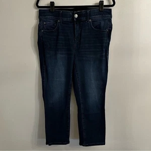 TORRID Crop Bombshell Skinny Women’s size 12 Premium stretch blue denim comfy - Picture 1 of 10