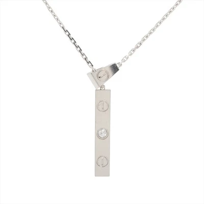 Collar de diamantes Cartier Love en forma de Y 750 (WG) 10,3 g Foto 1 de 4