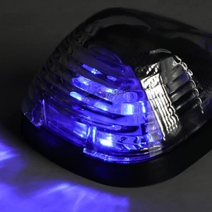5x Truck Chrome Roof Top Marker Set+Harness Blue LED for 99-16 Ford Superduty - Bild 1 von 5