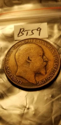 Great Britain 1902 Half Penny Coin Idbt2. - Image 1 of 2