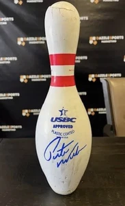 Pete Weber signierte Bowling Pin mit JSA COA 1 - Bild 1 von 1